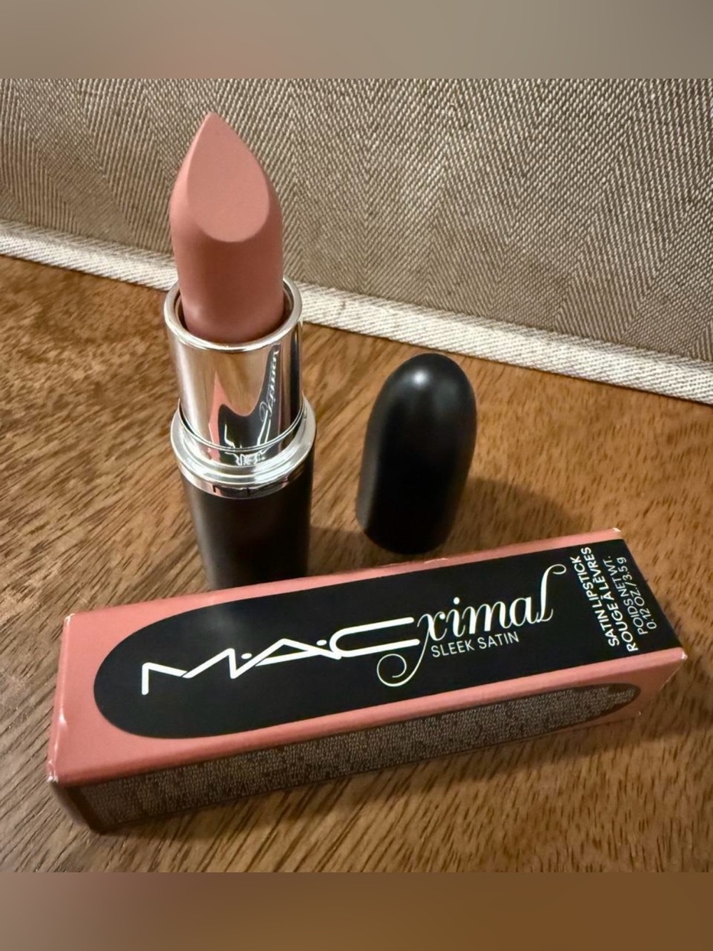 MAC Macximal Sleek Satin Lipstick | 835 Modesty | 3.5g/0.12oz | NIB - Picture 4 of 5